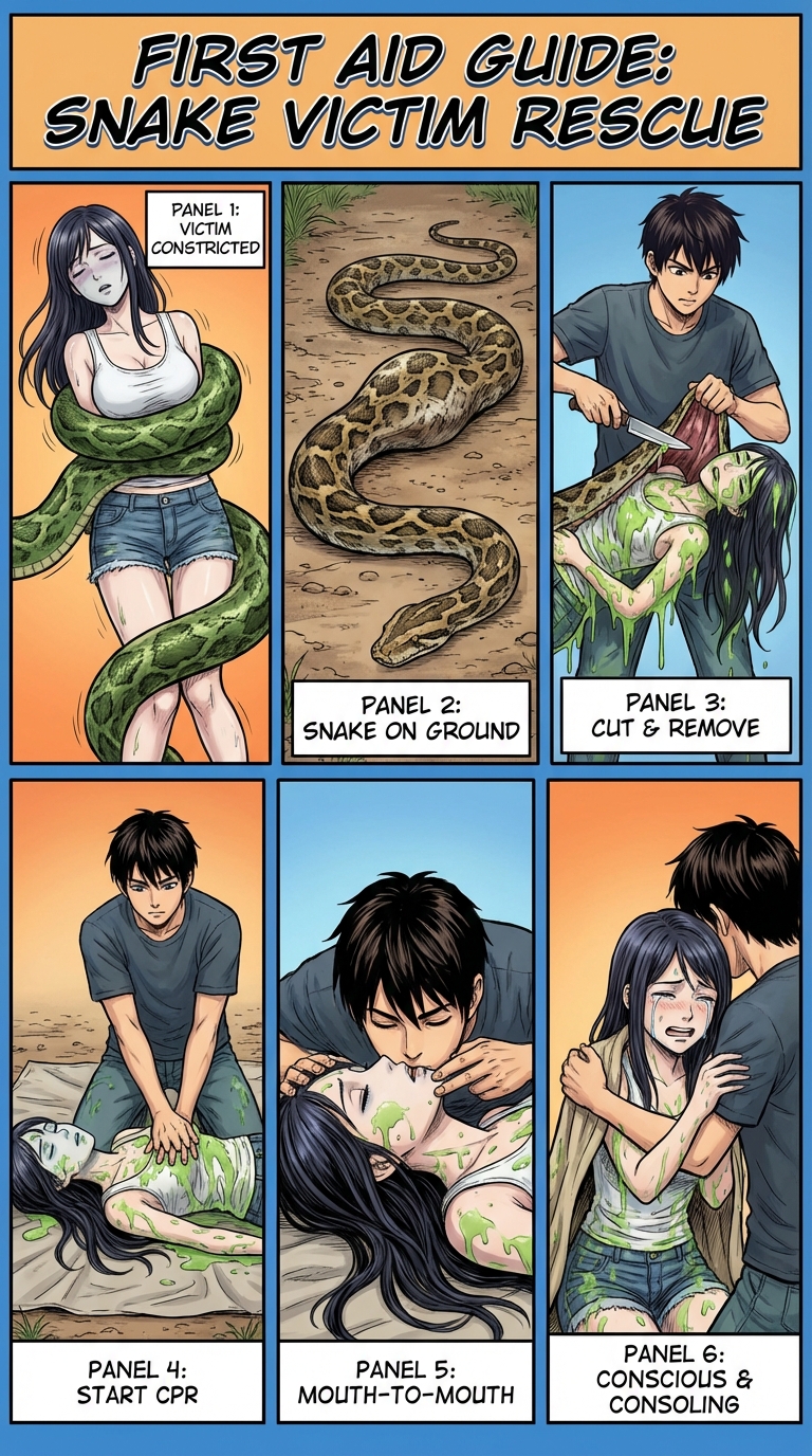 Safety Posters 2: Snake victim (AI Generated) - Page 17