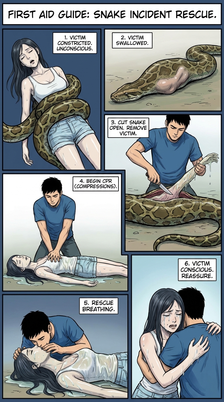 Safety Posters 2: Snake victim (AI Generated) - Page 20