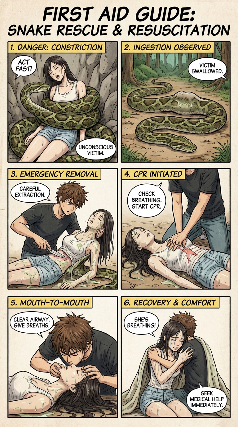 Safety Posters 2: Snake victim (AI Generated) - Page 23