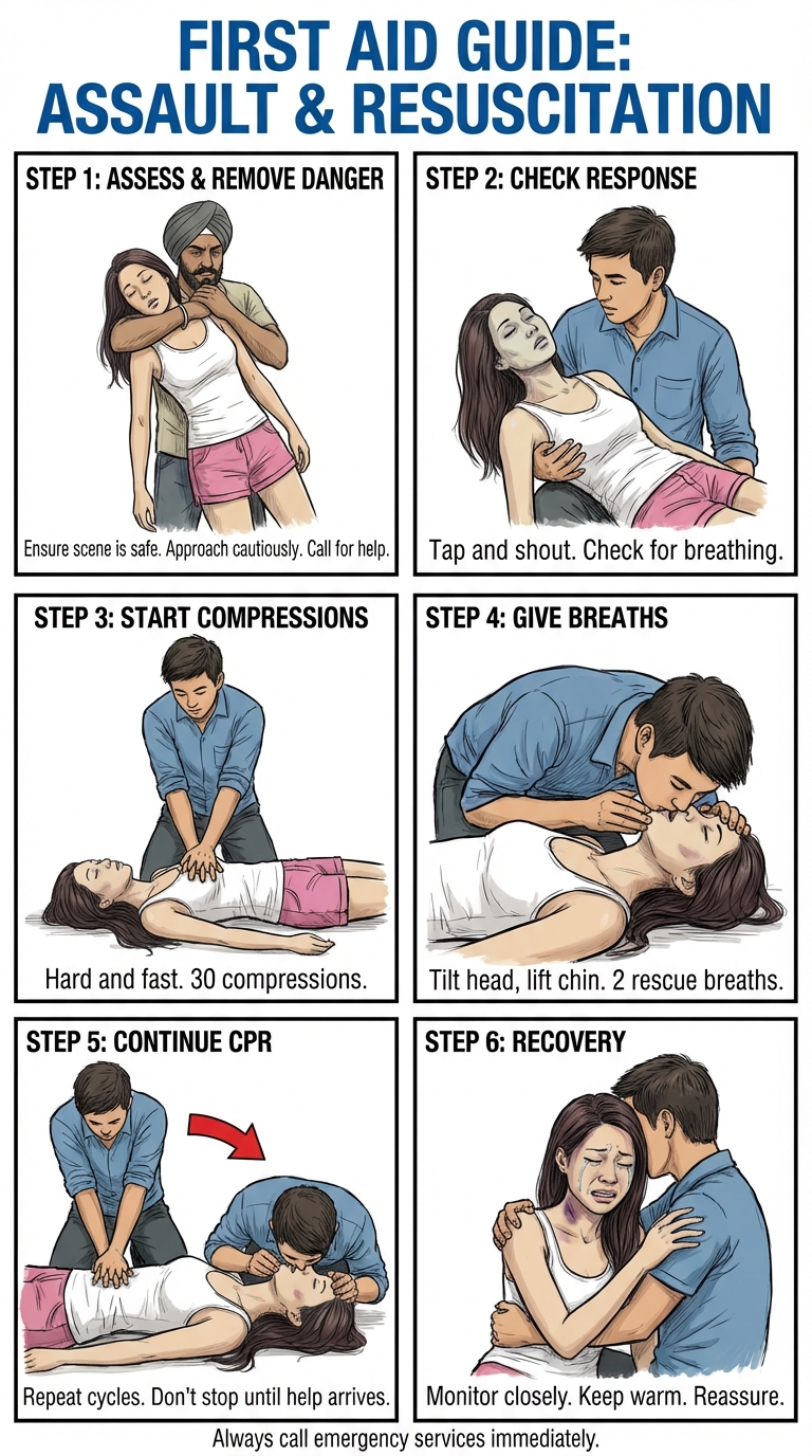 Safety Poster 3: Chokehold Victim (AI Generated) - Page 6