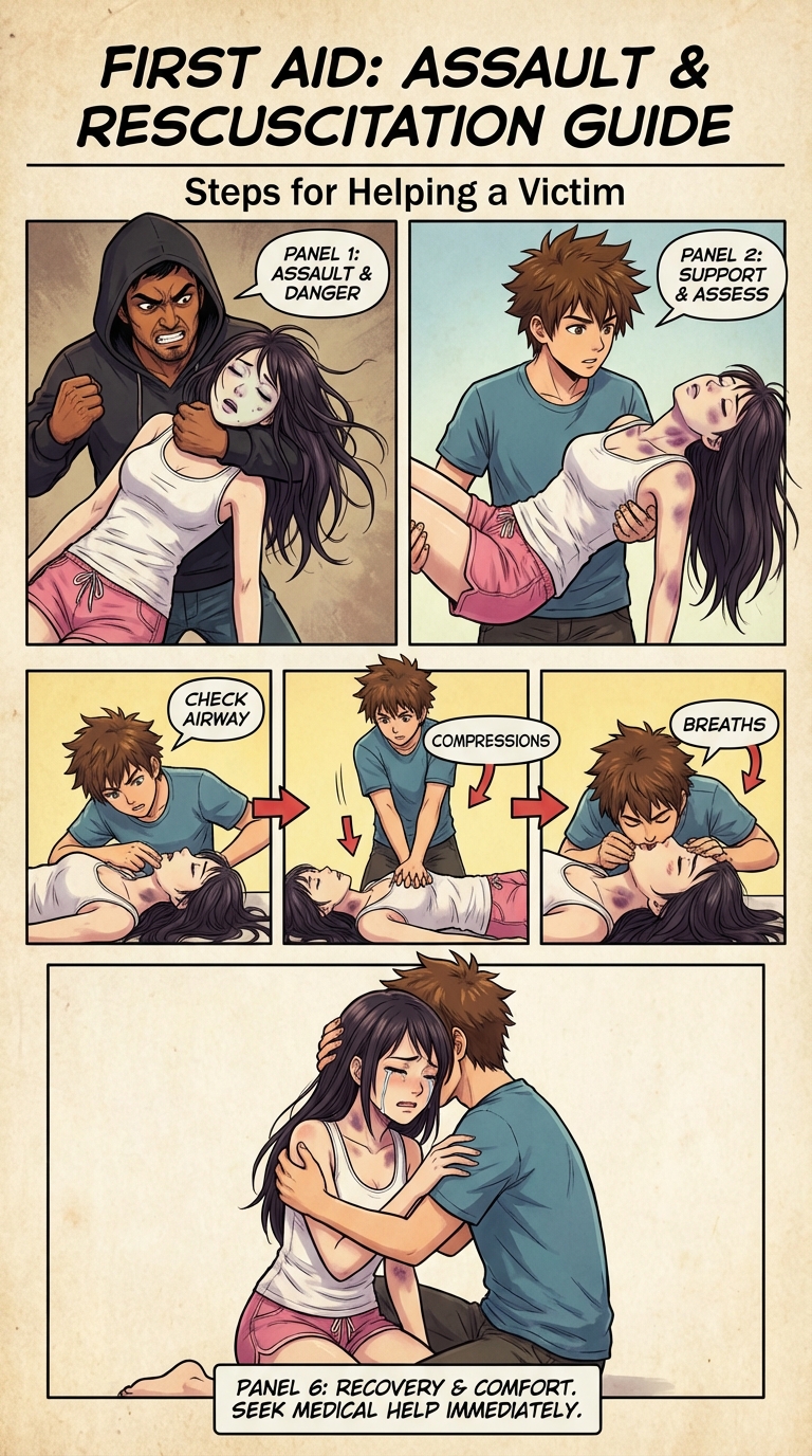 Safety Poster 3: Chokehold Victim (AI Generated) - Page 9