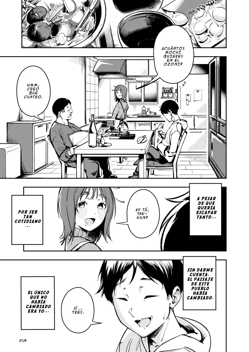 [Mori no Hito (Mokuyama Hito)] Hisashiburi ni Kisei Shitara Osananajimi ga Chichi ni Dakareteita | Al regresar a casa encontre a mi amiga de la infancia en brazos de mi padre [Spanish] [Digital] - Page 31