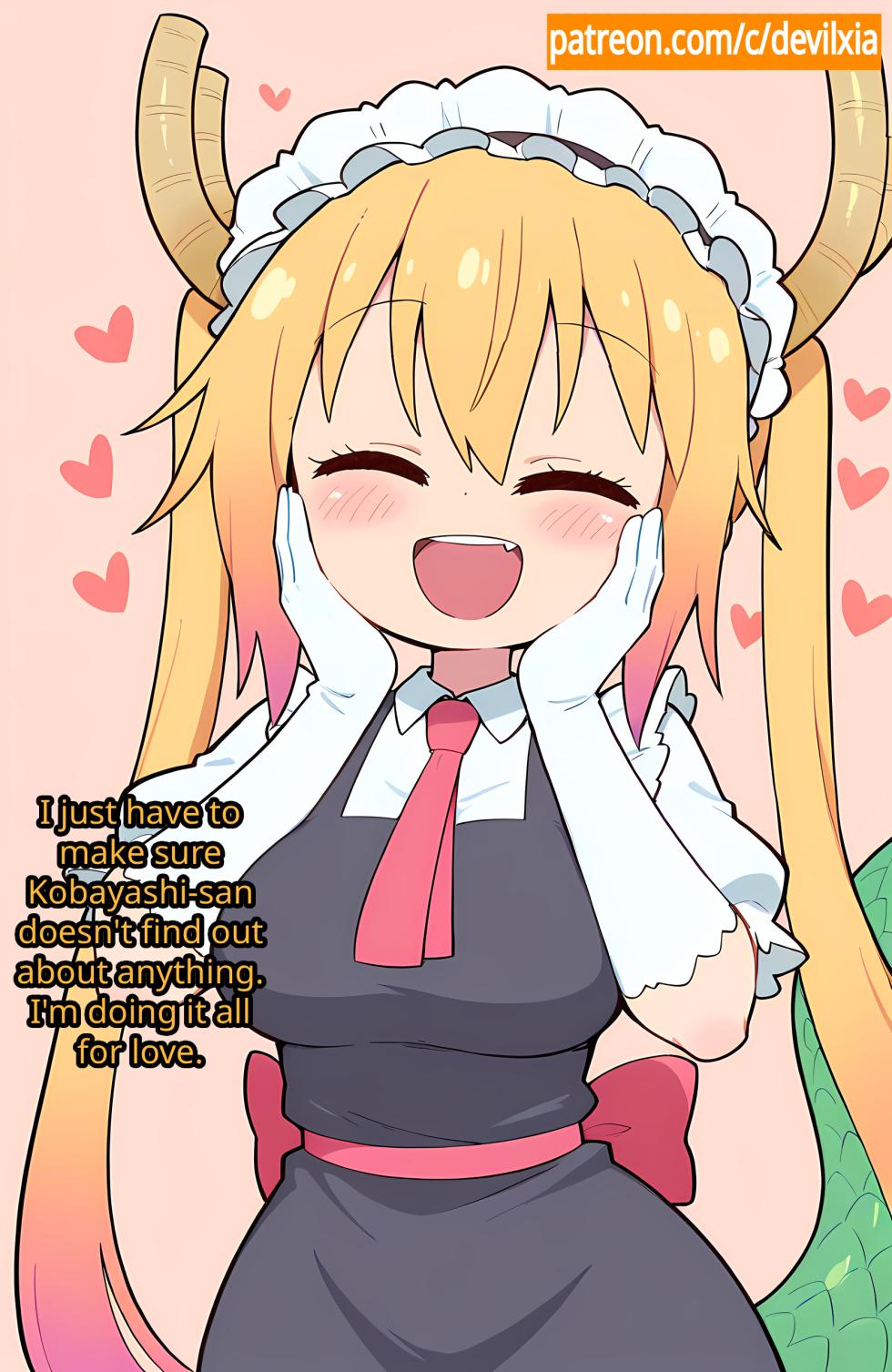 【Comic】 Tohru and the Dinner [AI Generated] - Page 12