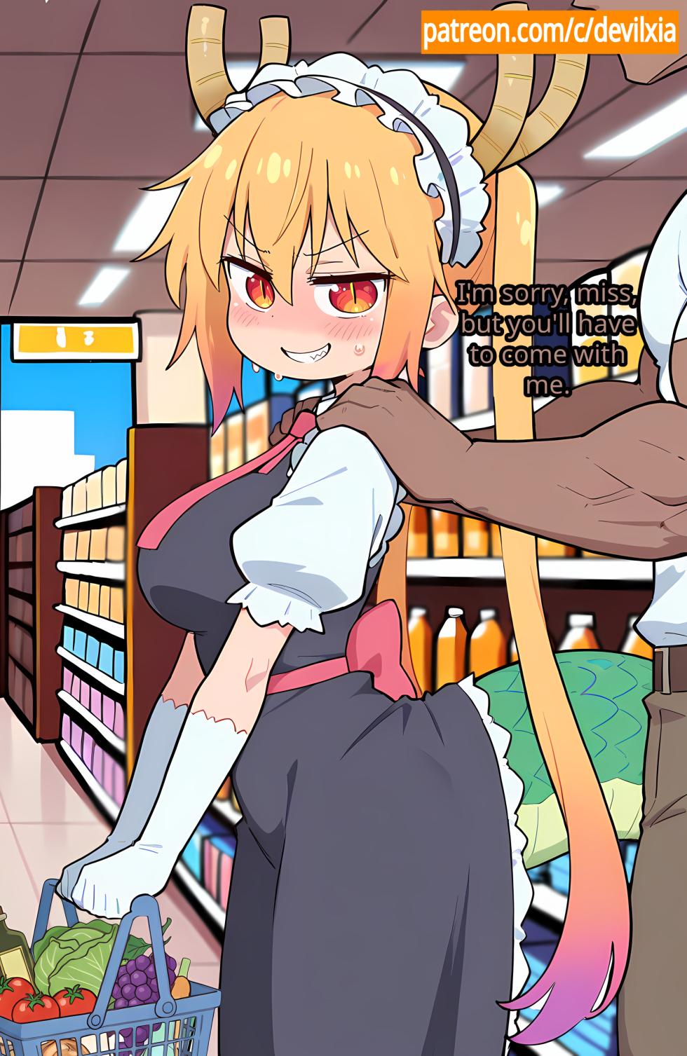 【Comic】 Tohru and the Dinner [AI Generated] - Page 17