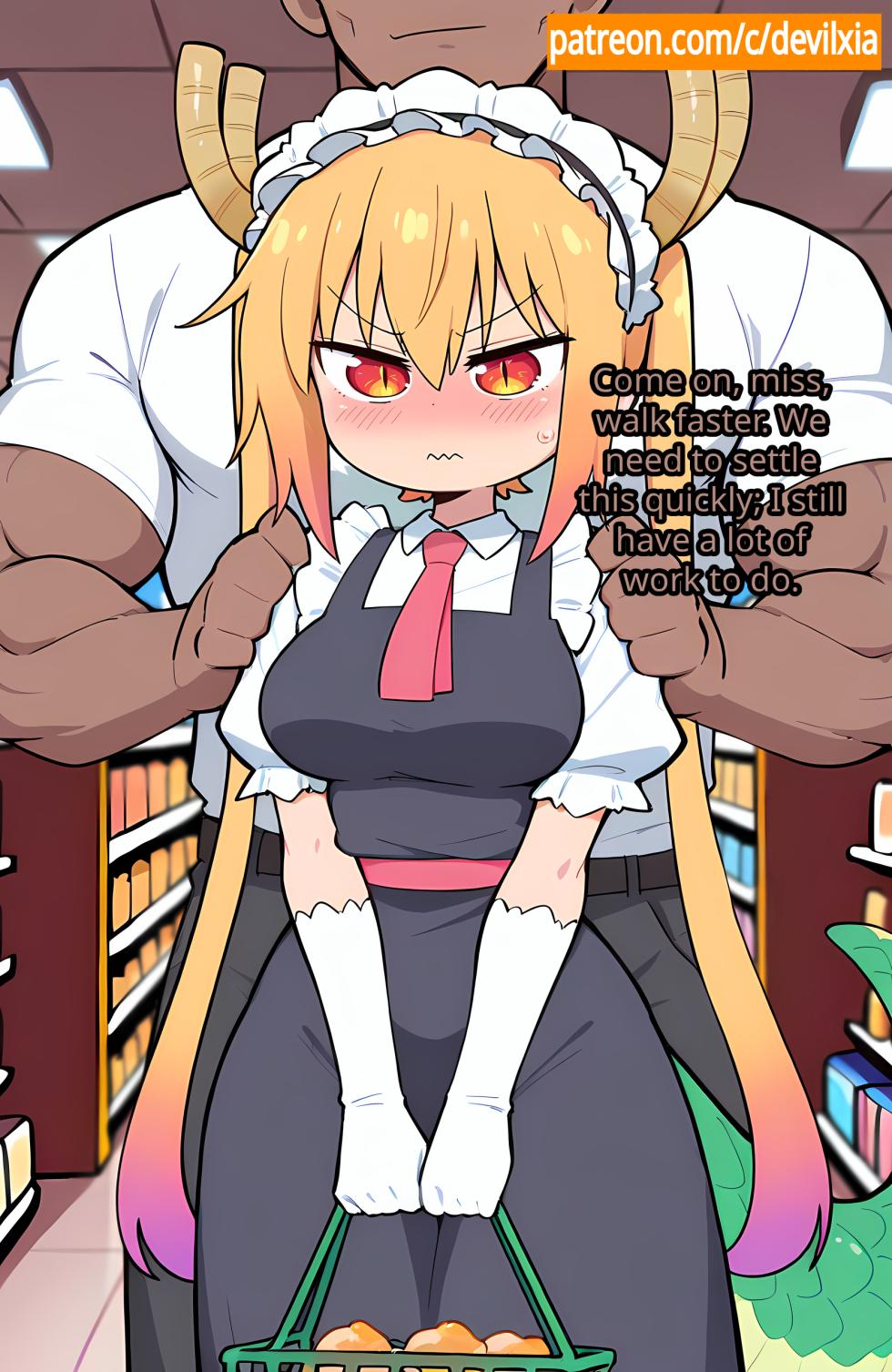 【Comic】 Tohru and the Dinner [AI Generated] - Page 20