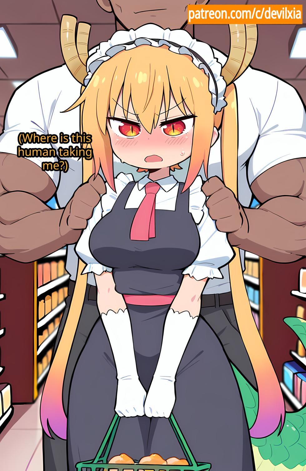 【Comic】 Tohru and the Dinner [AI Generated] - Page 22