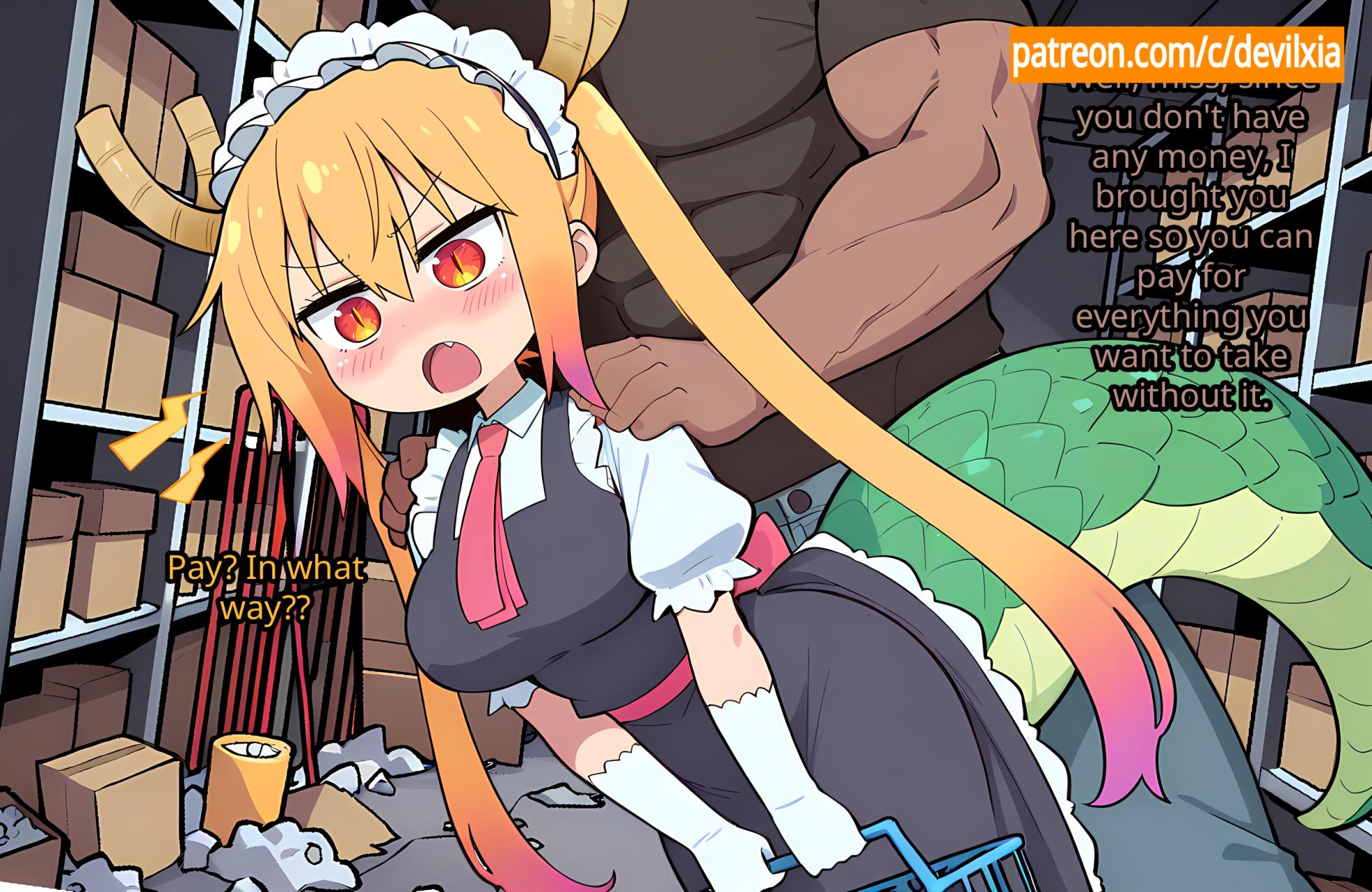 【Comic】 Tohru and the Dinner [AI Generated] - Page 25