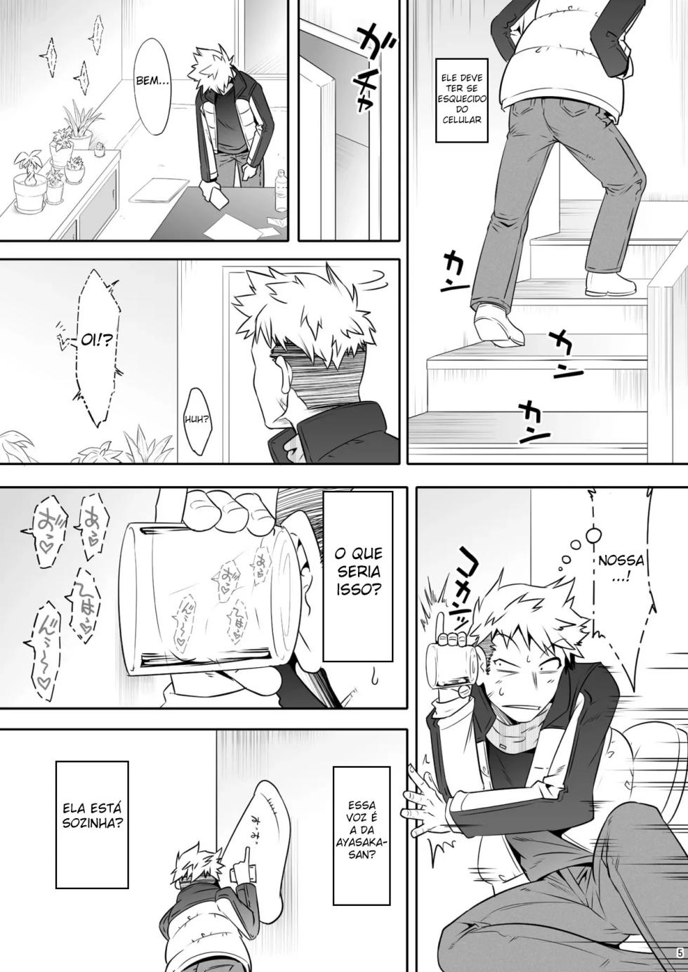 [EGO DANCE (Nanamatsu Kenji)] Otonari-san ga Jitsu wa Ecchi na Mesu Onii-san deshita Portuguese-BR] [Digital] [Incomplete] - Page 4