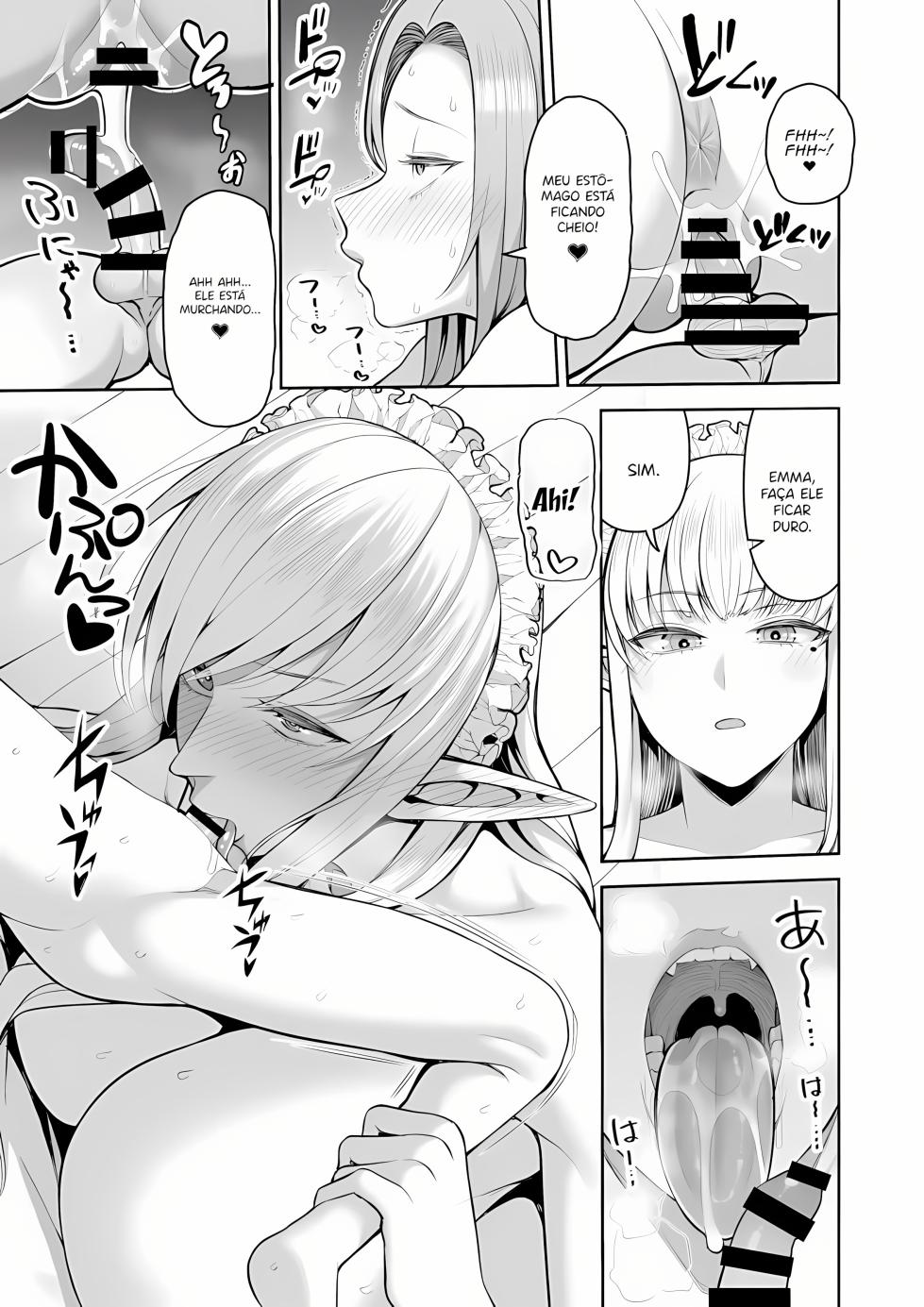 [Marshmallow Balloon (Kayumidome)] 200-nen Mono Shojo Elf Shota o Kau + Moto 200-nen Mono Shojo Elf Shota o Kau 2 [Portuguese-BR] [Upscale]  [Digital] - Page 23