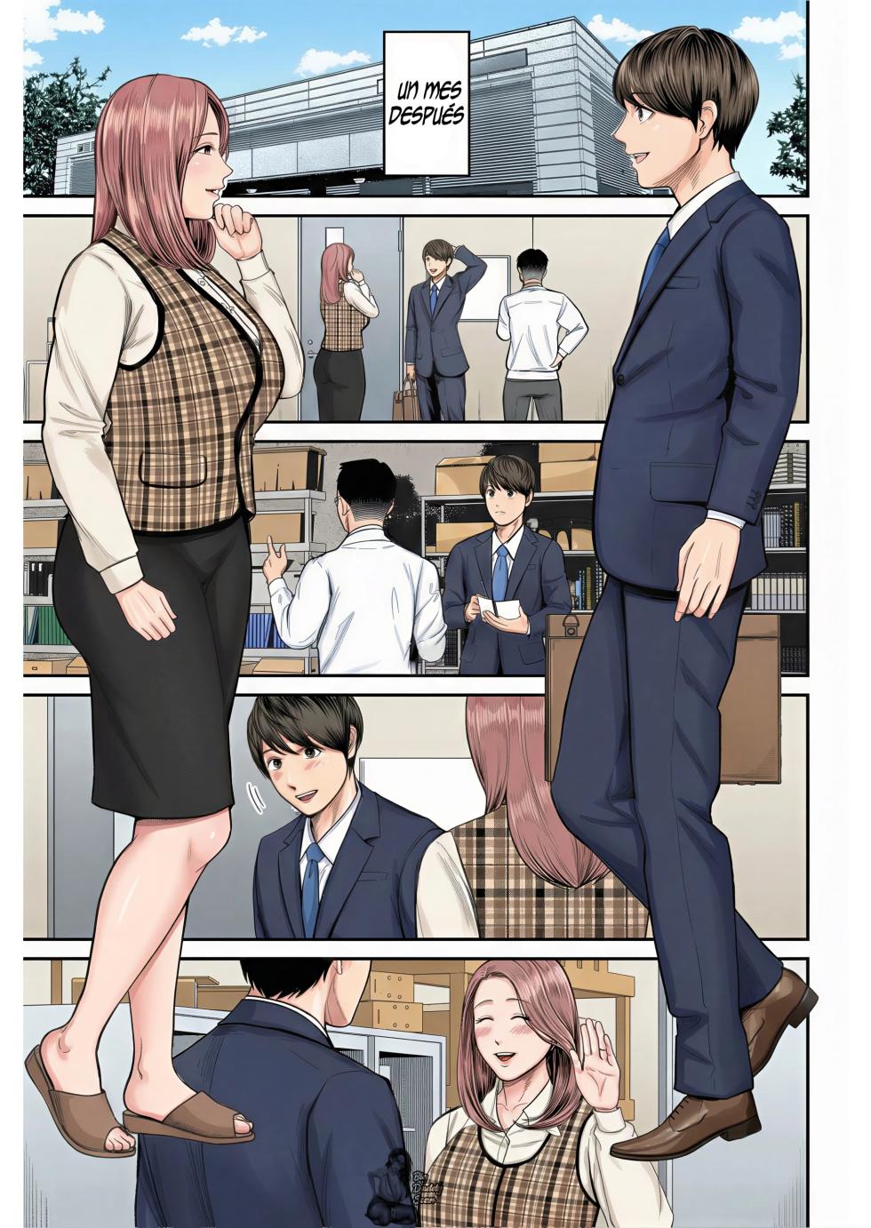 [Shiono Kou] Yuuko De La Oficina De Ventas (1) [BigDaddy Scan] [Full Color] (COMIC Kuriberon DUMA 2023-10 Vol.53) - Page 8