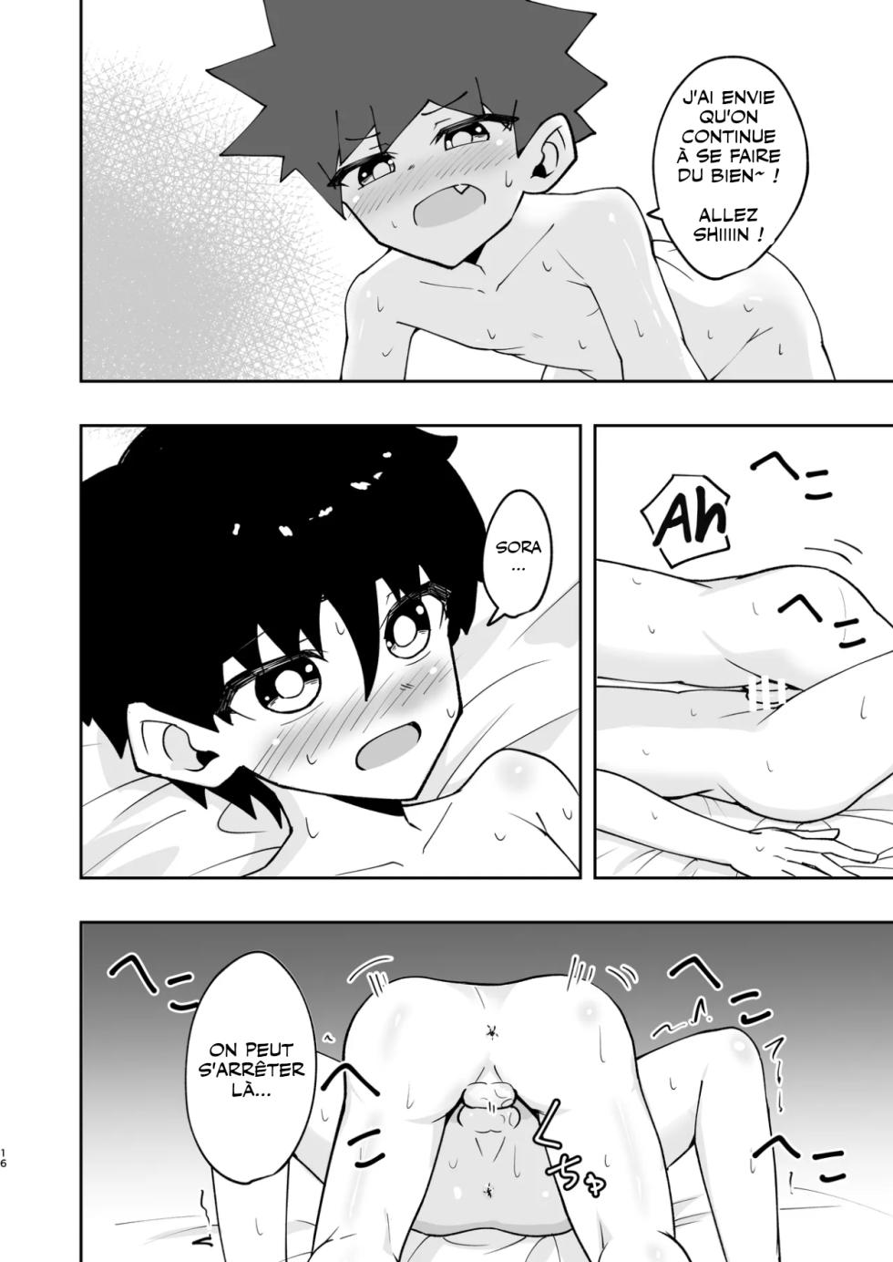 [Studio 14 Sai (Kabuto Intiraimi)] Shota, Hajimete Doushi. [French] [Digital] - Page 16