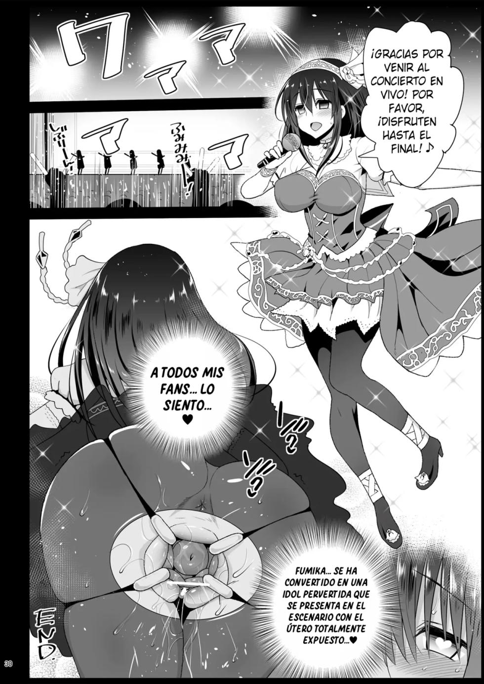 [Eromazun (Ma-kurou)] Sagisawa Fumika, Ochiru ~Ossan ga Idol to Enkou Sex~｜La Caída de Fumika Sagisawa ~Sexo por Compensación Entre un Viejo y una Idol~ (THE IDOLM@STER CINDERELLA GIRLS) [Spanish] [Alter_D] [Digital] - Page 31