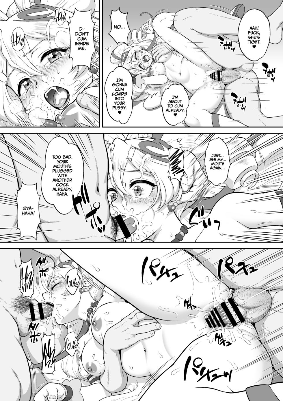 [U.R.C (Momoya Show-Neko)] Net literacy ga Hikui Yousei ga Kakusan saseta Douga de Shoutai ga Barete shimatta!  IDOL Hen (Kimi to Idol PreCure) [English] [CulturedCommissions] [Digital] - Page 24