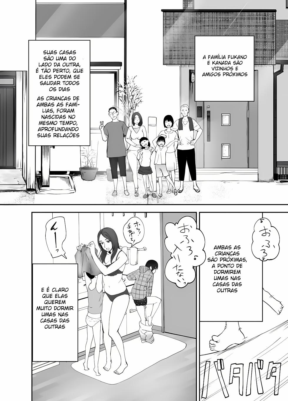 [Pink Taro] Osananajimi ga Mama to Yatte Imasu [Portuguese-BR] [Upscale] - Page 2