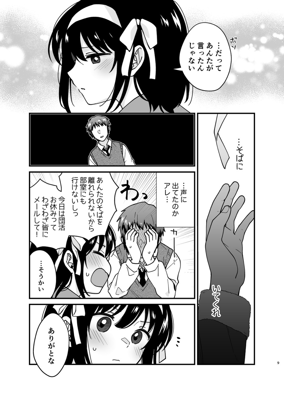 [Niwatoritowani (Taiki)] Kimi no Sonzai Shoumei (Suzumiya Haruhi no Yuuutsu) [Digital] - Page 8