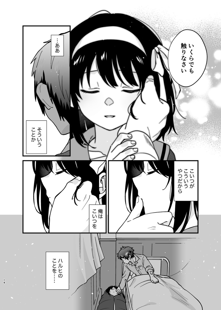 [Niwatoritowani (Taiki)] Kimi no Sonzai Shoumei (Suzumiya Haruhi no Yuuutsu) [Digital] - Page 13