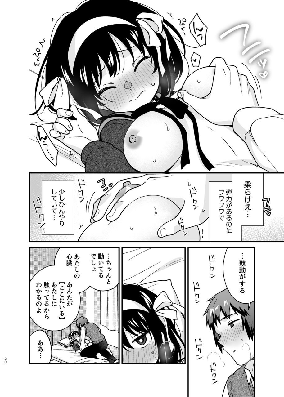 [Niwatoritowani (Taiki)] Kimi no Sonzai Shoumei (Suzumiya Haruhi no Yuuutsu) [Digital] - Page 19