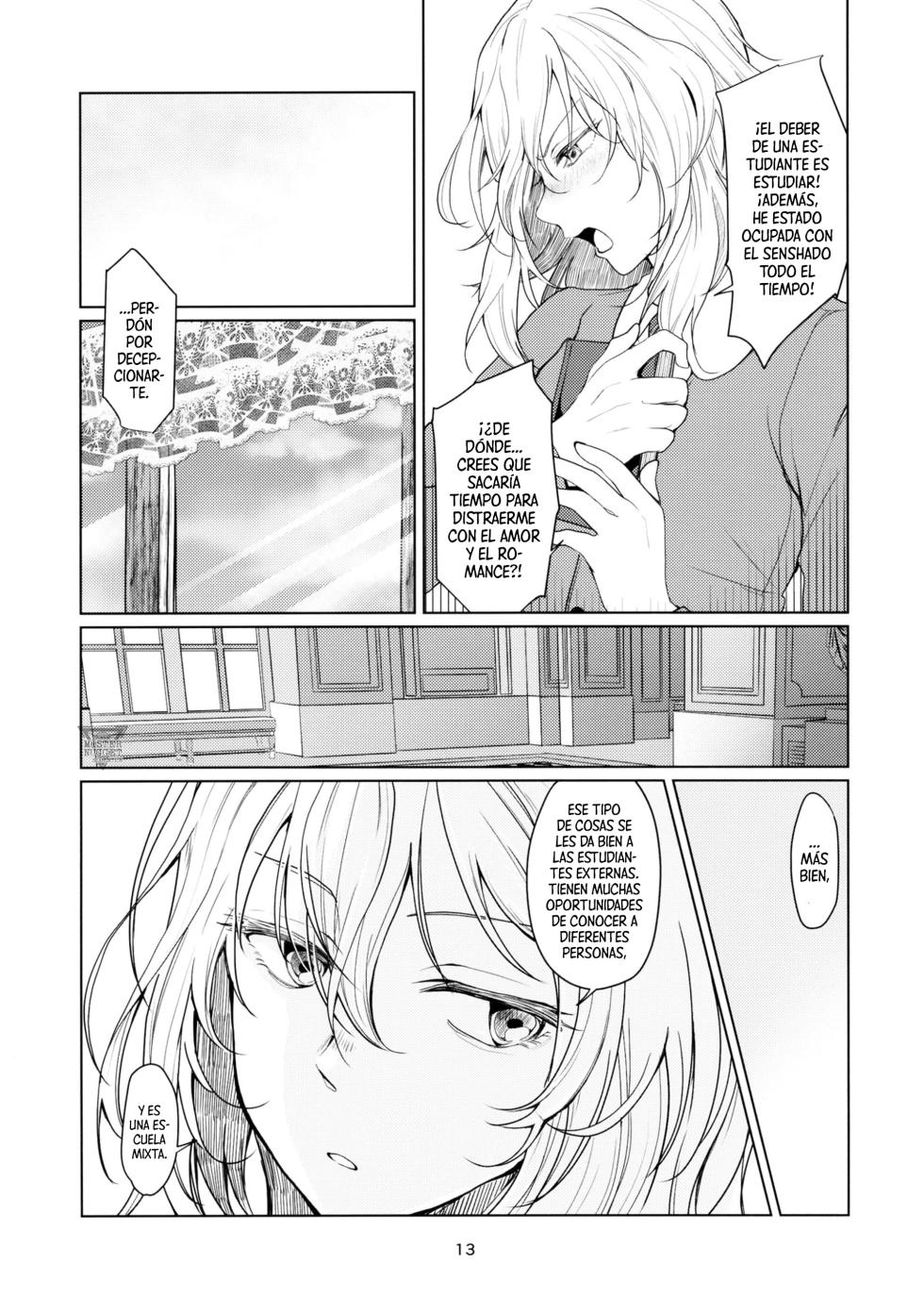 (Panzer Vor! 13) [Baketsu Crawl (Kani Aruki)] Kimi ga Ai o Katare! - Tell you love! | ¡Habla del amor! (Girls und Panzer) [Mister Nugget] - Page 12