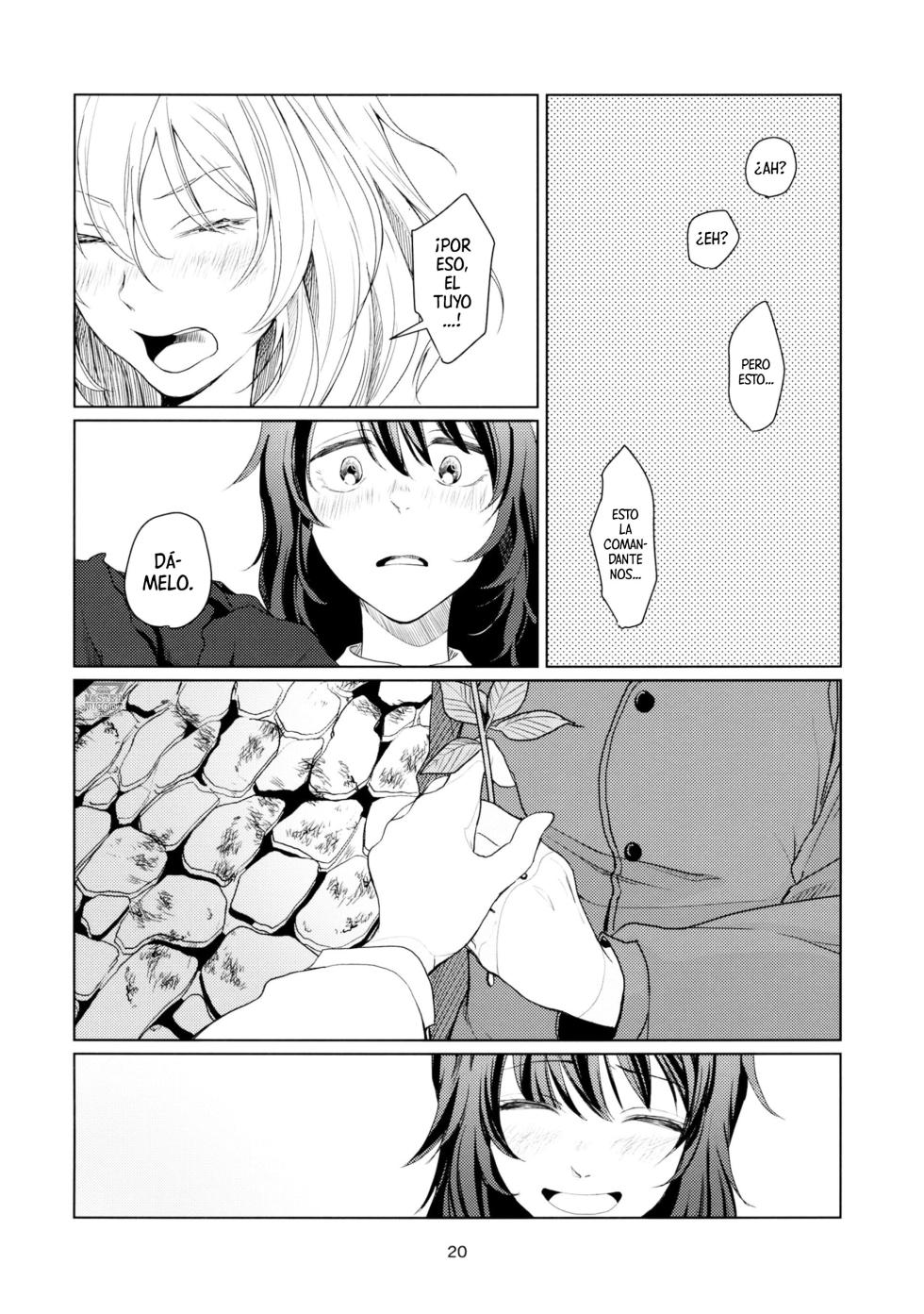 (Panzer Vor! 13) [Baketsu Crawl (Kani Aruki)] Kimi ga Ai o Katare! - Tell you love! | ¡Habla del amor! (Girls und Panzer) [Mister Nugget] - Page 19