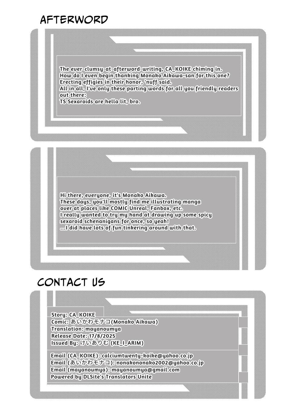 [KE_I_ARIM (Aikawa Monako)] Ore wa TS Sexaroid | I Became a TS Sexaroid [English] [mayanoumya] [Digital] - Page 22
