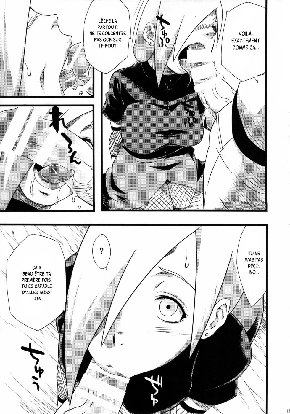 (C85) [Karakishi Youhei-dan Shinga (Sahara Wataru, Sentarou, Tao)] Saboten Nindou 2 (Naruto) [French] {SAXtrad} - Page 19