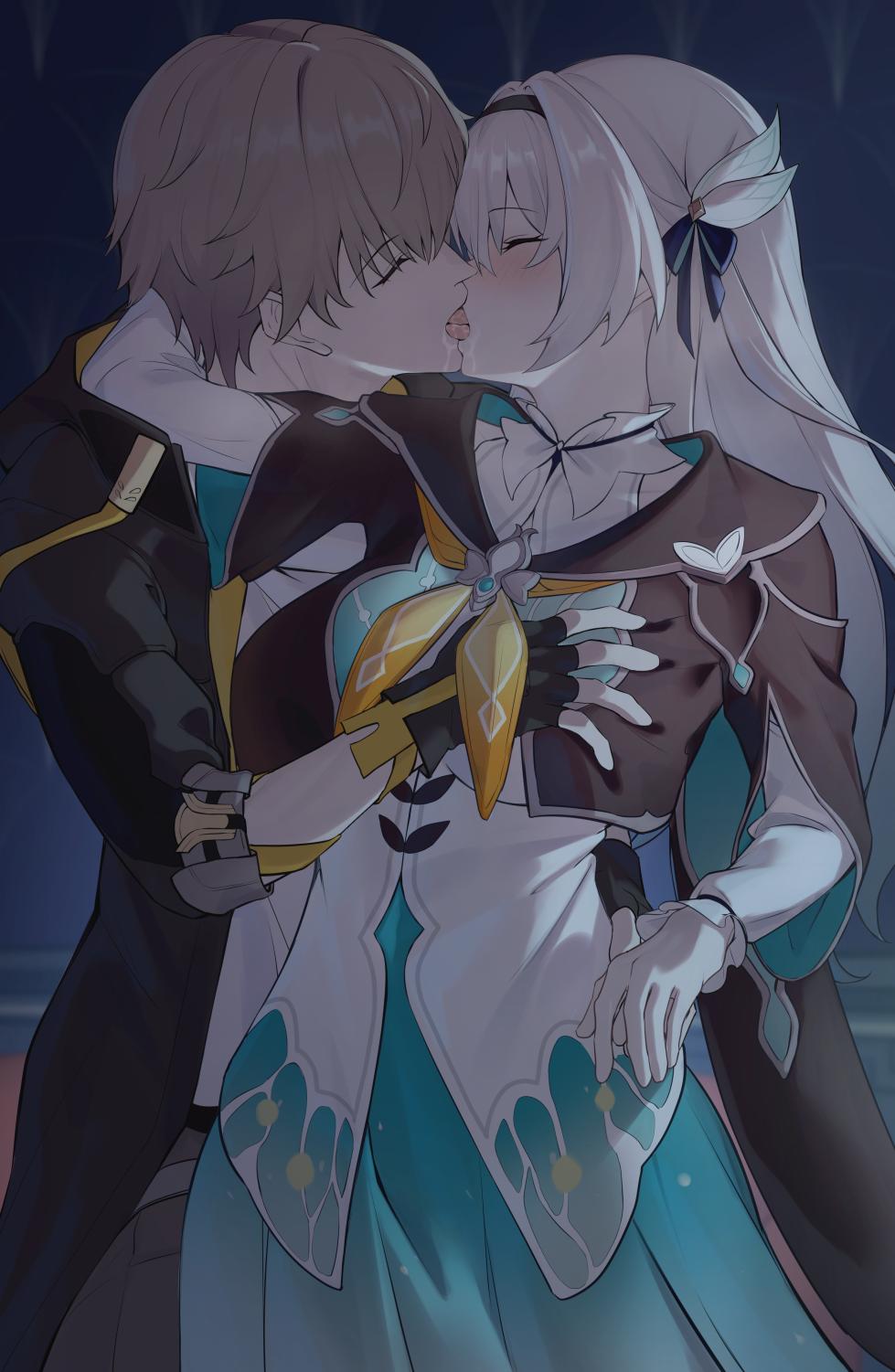 [白楯誤射] 穹ホタ ディープキス (崩壊:スターレイル) - Page 1