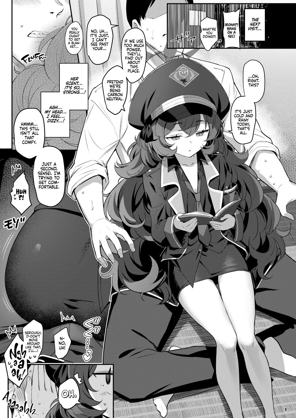 [Horizontal World (Matanonki)] Horizontal Archive -Iro Ai Raku Mu- | Horizontal Archive -Desire Love Fall Dream- (Blue Archive) [English] [Black Grimoires + Team Rabu2 + Xzosk + head empty] [Digital] - Page 8