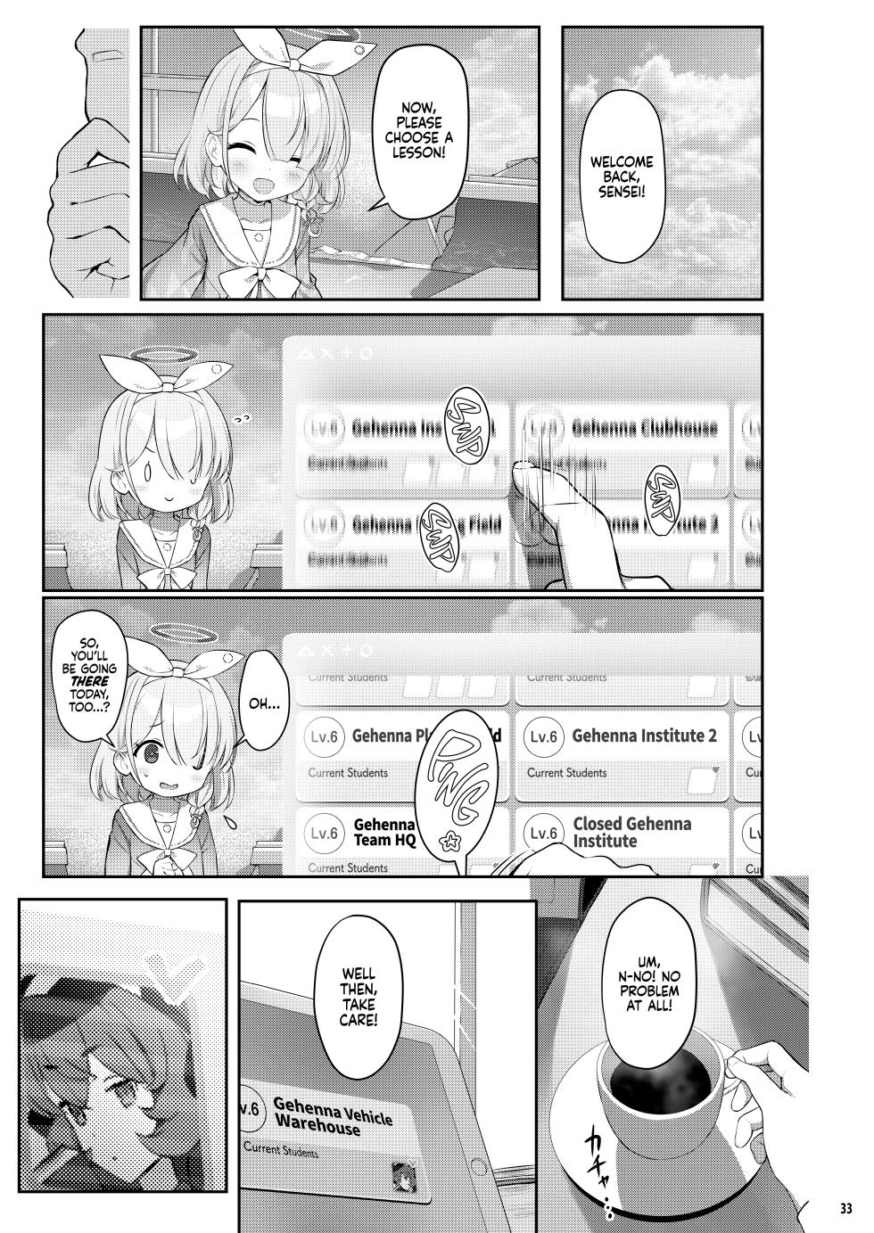 [Horizontal World (Matanonki)] Horizontal Archive -Iro Ai Raku Mu- | Horizontal Archive -Desire Love Fall Dream- (Blue Archive) [English] [Black Grimoires + Team Rabu2 + Xzosk + head empty] [Digital] - Page 32