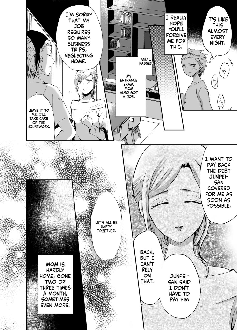 [Kinokko (Taguchi Monyata)] Nonke no Ore ga Otou-san no Mesu ni Naru made | Straight Guy Me Becomes My Father-in-Law's Woman [English] [Digital] - Page 10