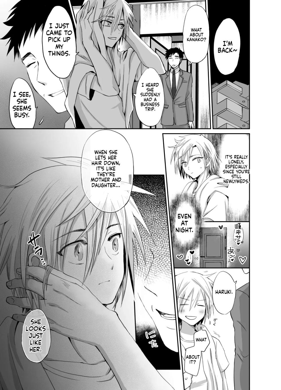 [Kinokko (Taguchi Monyata)] Nonke no Ore ga Otou-san no Mesu ni Naru made | Straight Guy Me Becomes My Father-in-Law's Woman [English] [Digital] - Page 11