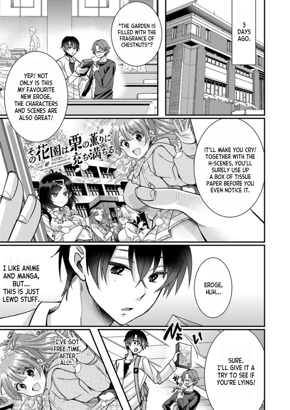 [Satsuki Asha, Mizuki Mizuki] Eroge Sekai ni Tensei Shita ore ga, Oshi e no ai de Netorare Hiroin o Shiawaseni Suru. ch.1-16 [English] [desudesu] [Fated Circle] - Page 7