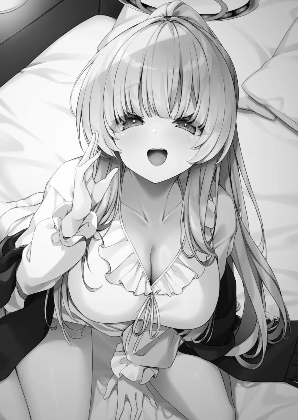 [Tuned by AIU (aiu)] Naisho no Refle de Noa ni Ochiru | 在秘密按摩中沦陷于诺亚 (Blue Archive) [Chinese] [MTL] [Digital] - Page 3