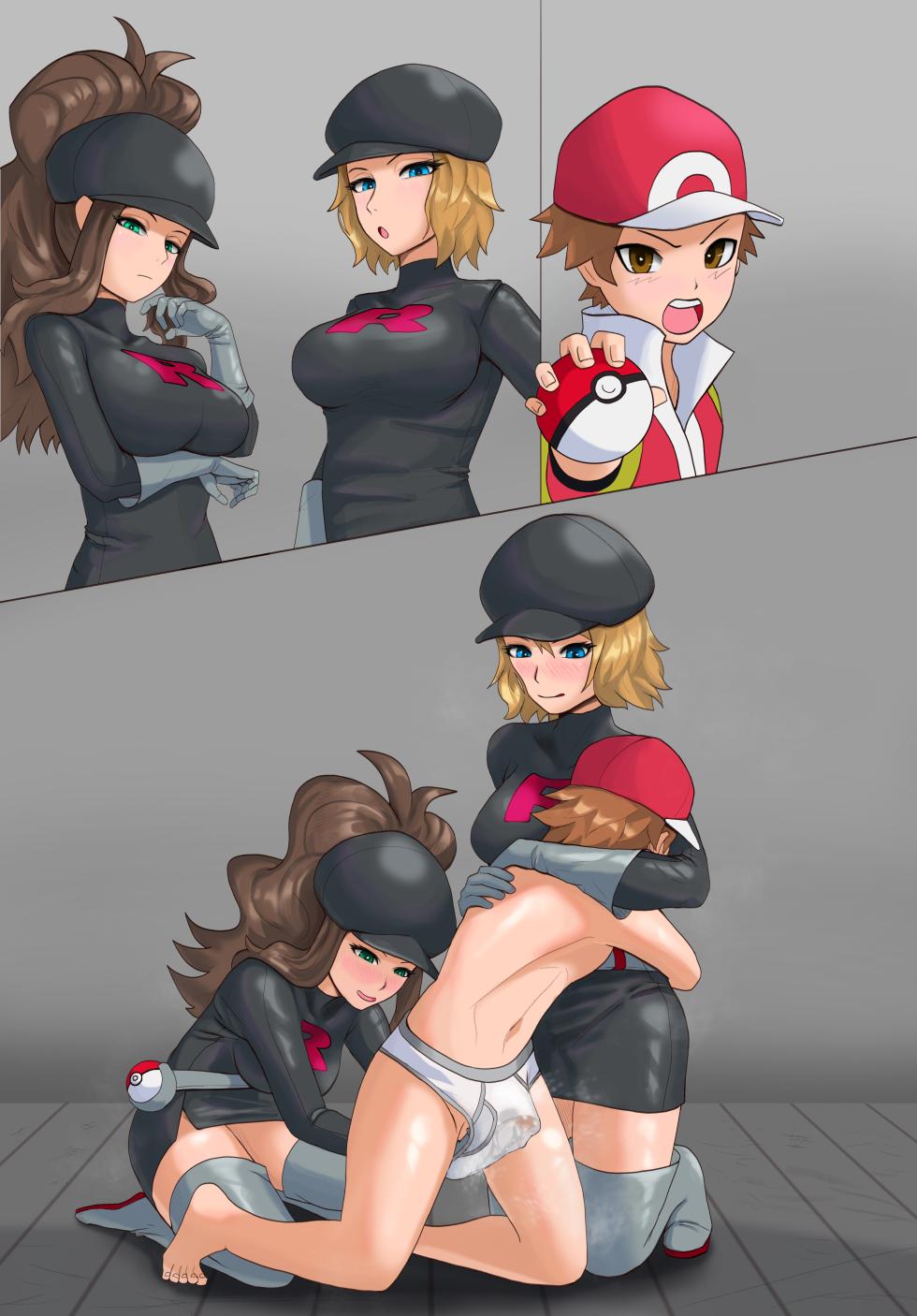 [PPninjaMan] ロケット団セレナ・トウコ (ポケットモンスター) - Page 3