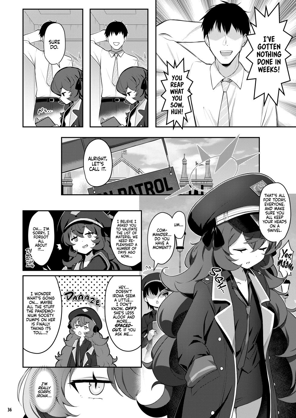 [Horizontal World (Matanonki)] Horizontal Archive -Iro Ai Raku Mu- | Horizontal Archive -Desire Love Fall Dream- (Blue Archive) [English] [Xzosk + head empty + Team Rabu2] [Digital] - Page 35