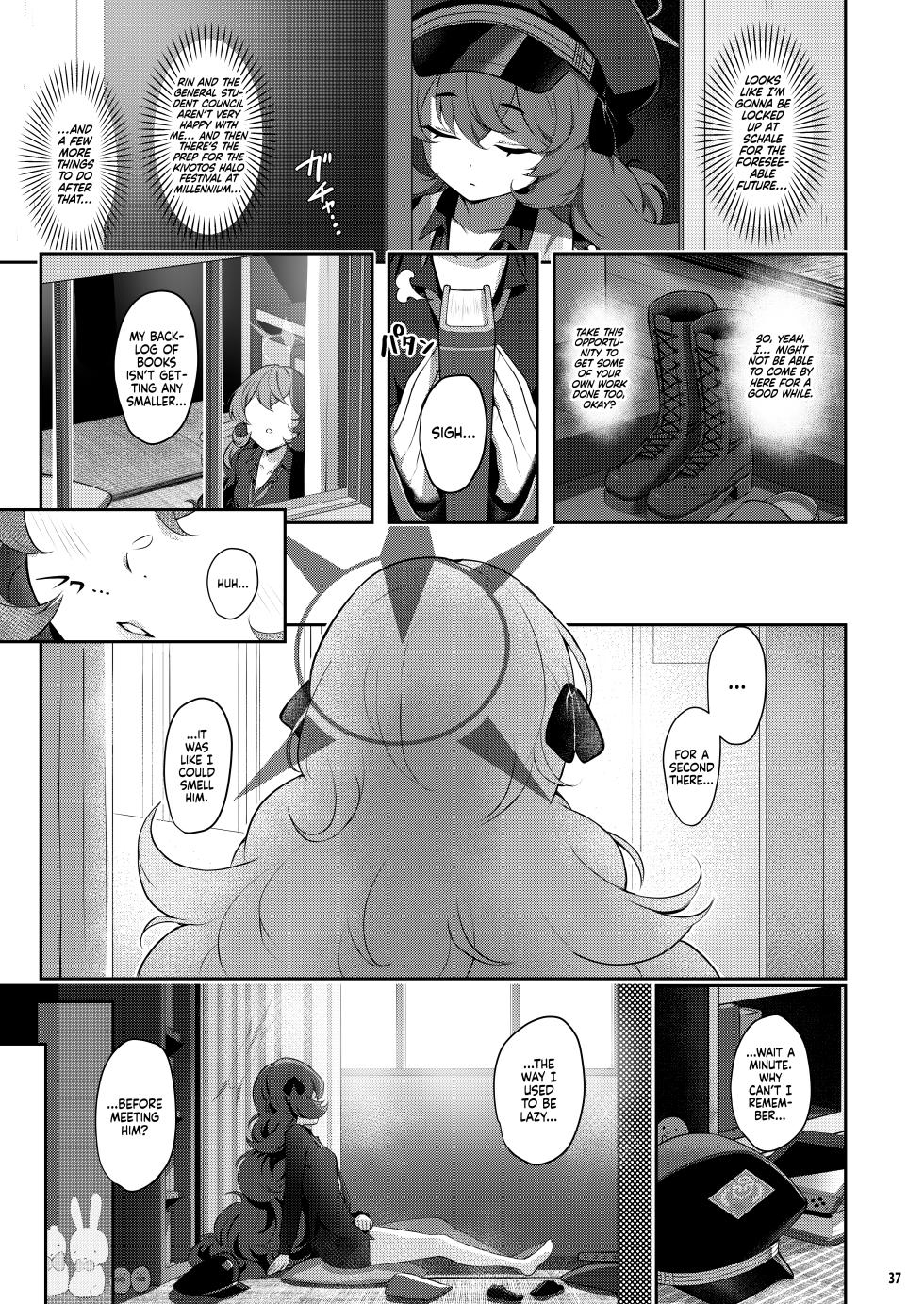 [Horizontal World (Matanonki)] Horizontal Archive -Iro Ai Raku Mu- | Horizontal Archive -Desire Love Fall Dream- (Blue Archive) [English] [Xzosk + head empty + Team Rabu2] [Digital] - Page 36