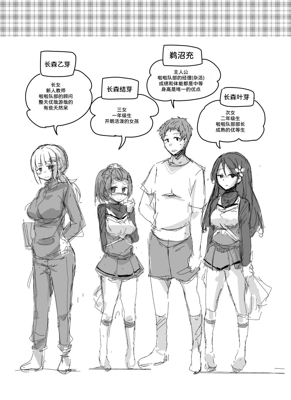 [Sound Sticker (Narusawa Kei)] Nagamori-san-chi no Harem Trio [Chinese] [甜族星人x我不看本子汉化] [Digital] - Page 30