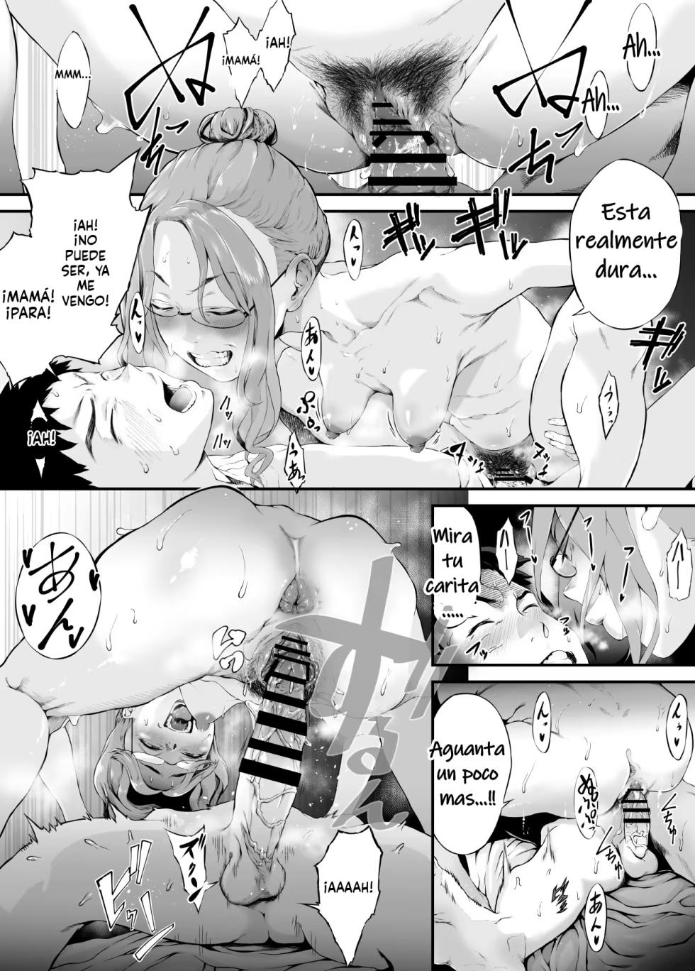 [Hachiware Shoukai] Kuchiurusai Kaasan to｜¡No lo Puedo Creer! Tuve Sexo con mi Madre Gruñona [Spanish] [Me Banearon x P3NDEJ0] - Page 11