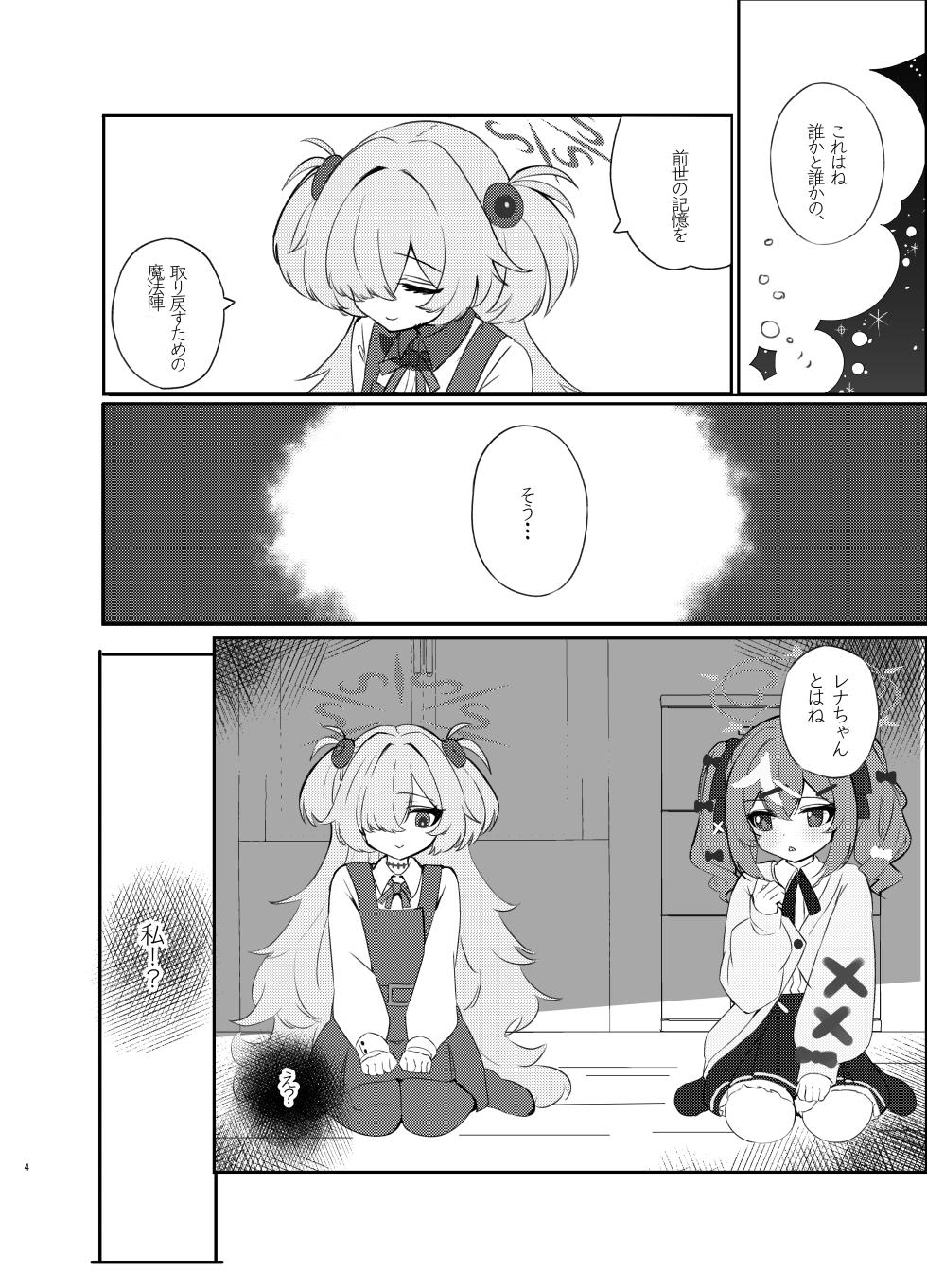 [Mayoke Chaya (Mayocha)] Zense no Kizuna ga Ki ni Nari Sugite Senpai to Ecchi  Shite Shimatta Hanashi  (Blue Archive) [Digital] - Page 3