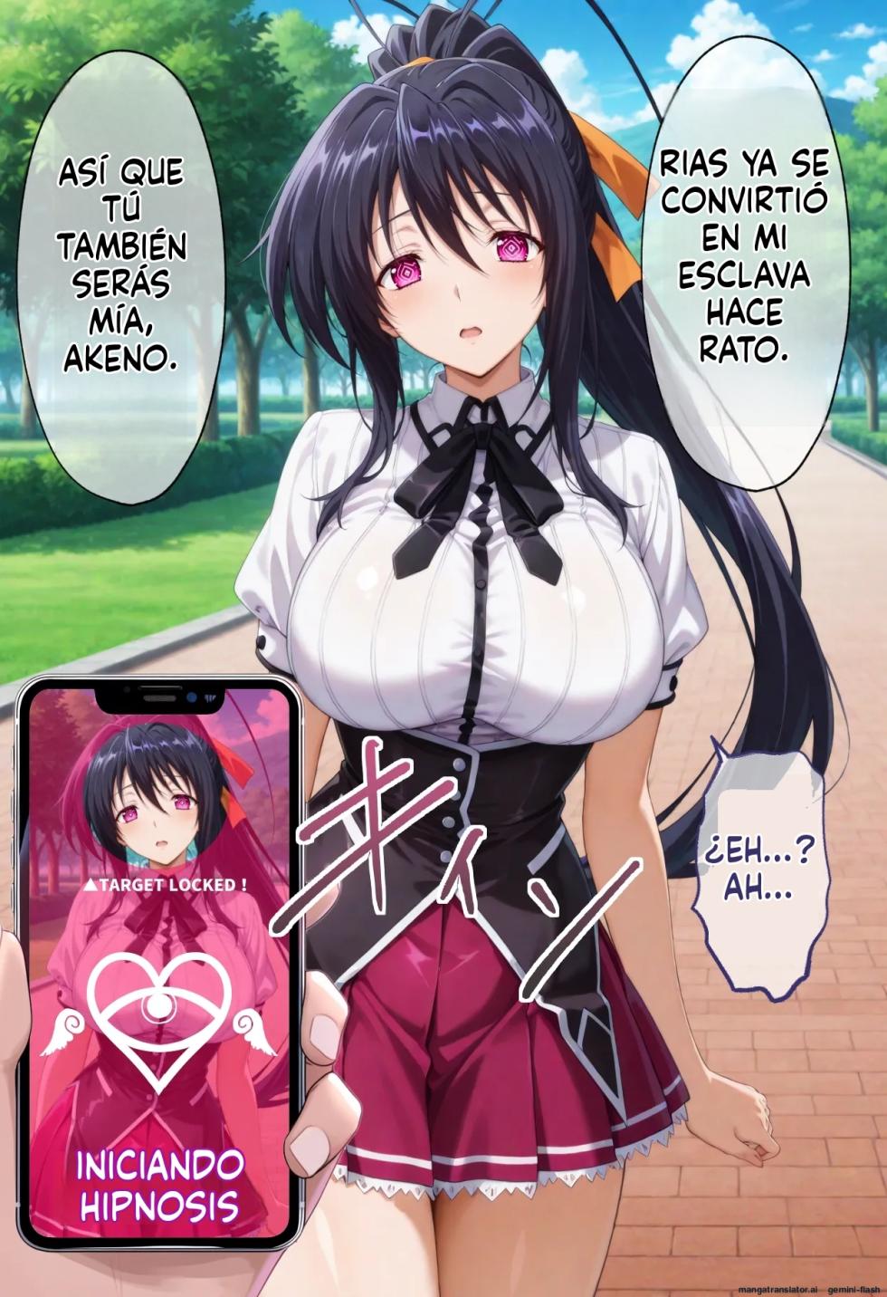 High School DxD The Occult Research Club Under Hypnosis (Spanish) MTL [AI Generated] - Page 32
