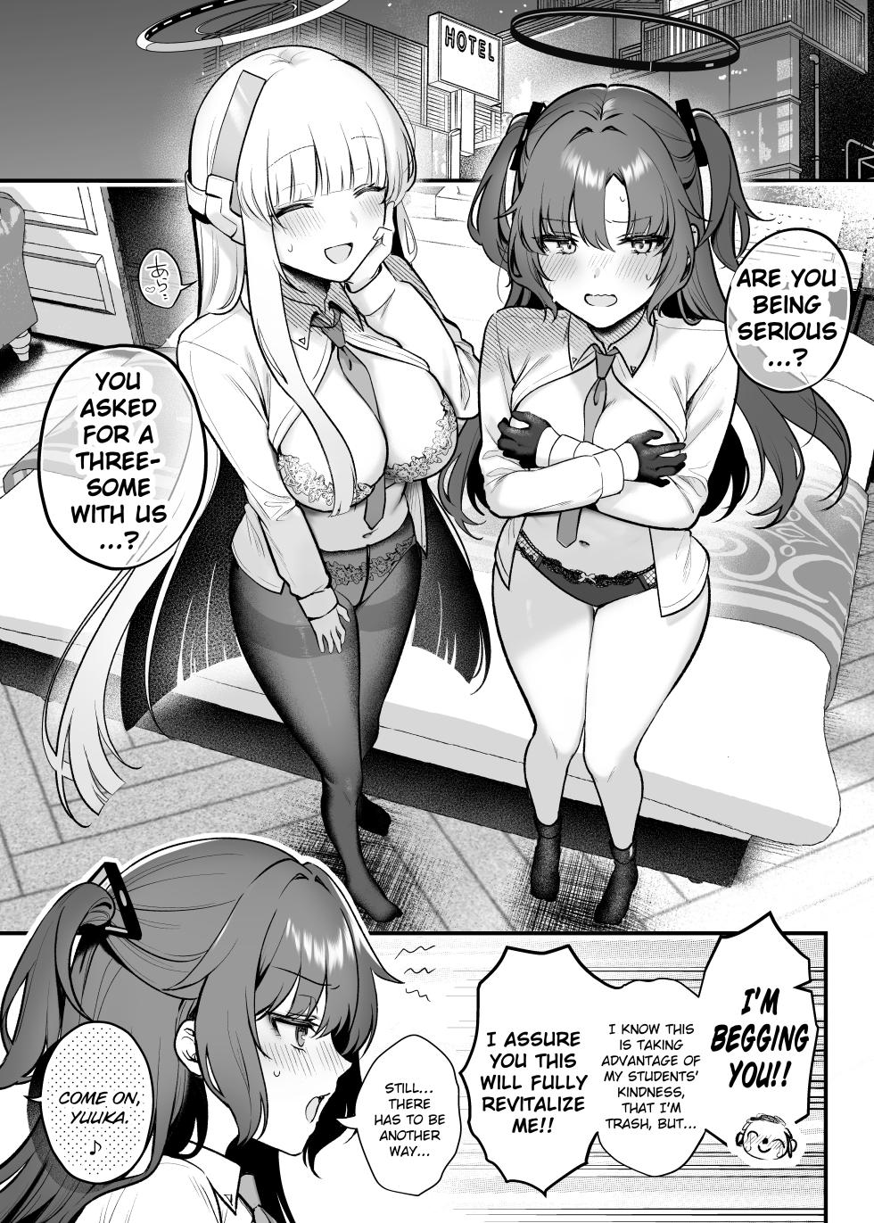 [Pontaroya (Pontaro)] Yuuka to Noa to Kokoro Yuku made | With Yuuka and Noa to My Heart's Content(Blue Archive) [English] [Literally Starving] [Digital] - Page 4