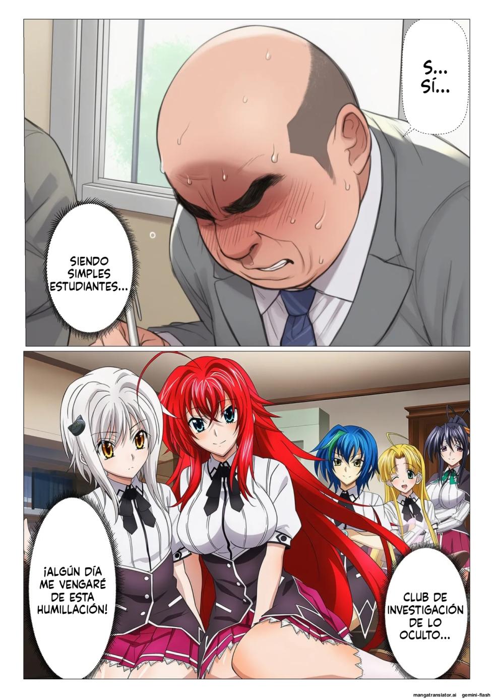 High School DxD Netorare High School HxS Violated Occult Research Club (Spanish) MTL [AI Generated] - Page 5