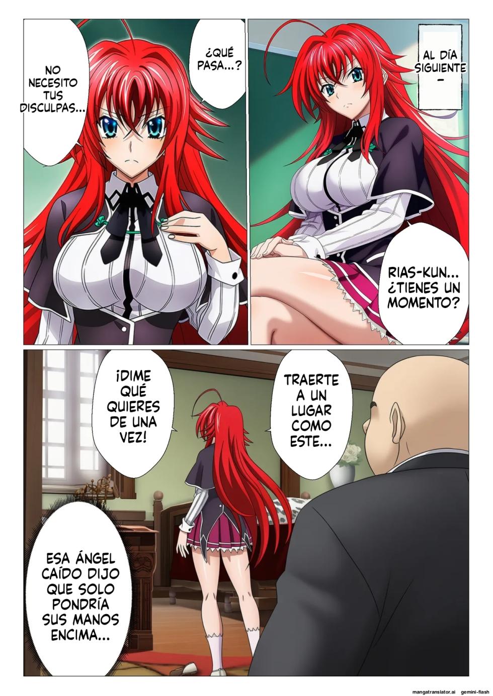 High School DxD Netorare High School HxS Violated Occult Research Club (Spanish) MTL [AI Generated] - Page 8