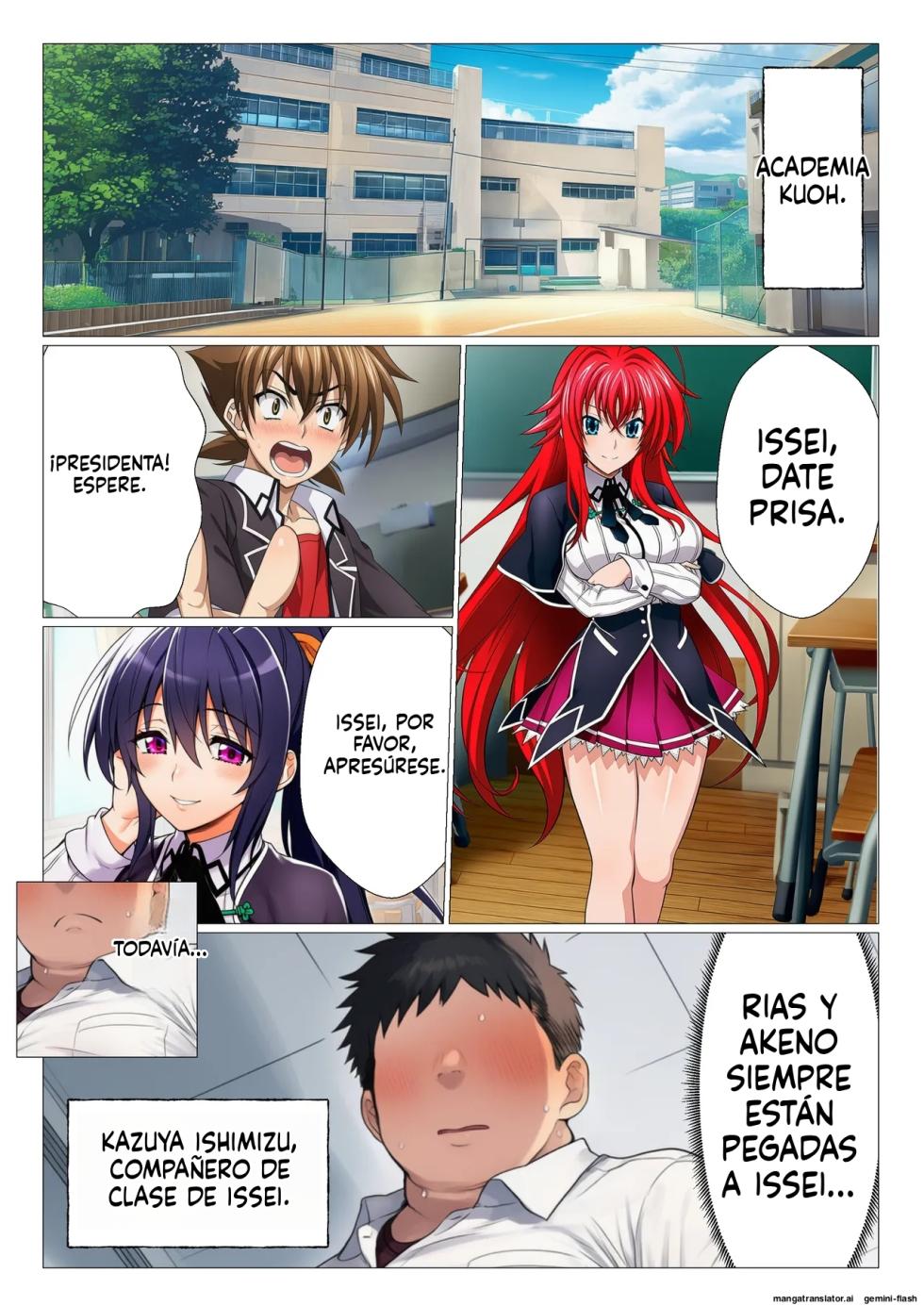 High School DxD The Occult Research Club Cuckolded (Spanish) MTL [AI Generated] - Page 2
