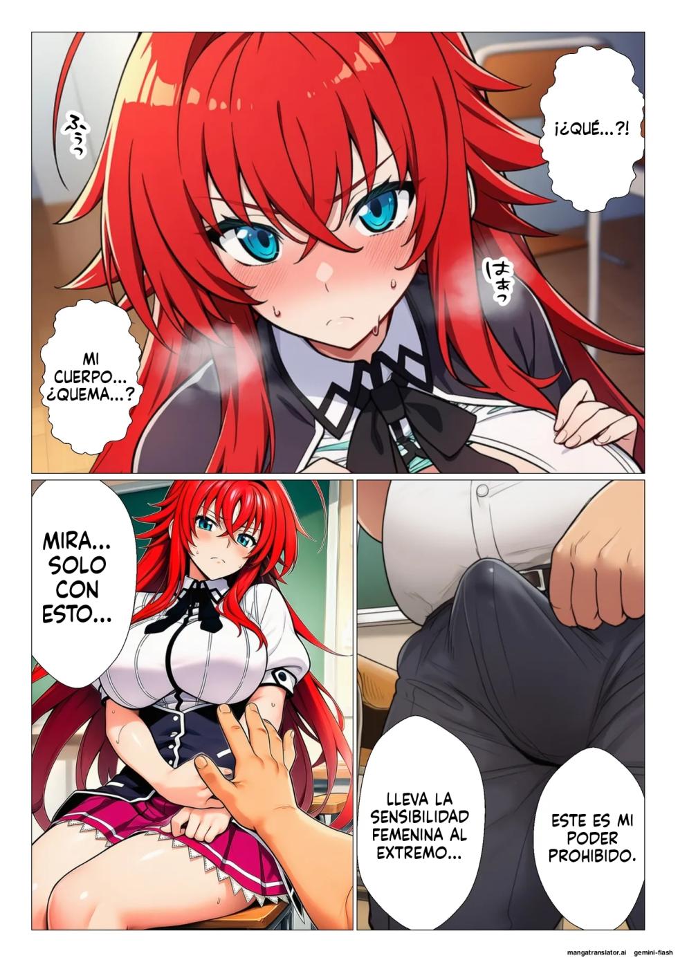 High School DxD The Occult Research Club Cuckolded (Spanish) MTL [AI Generated] - Page 10