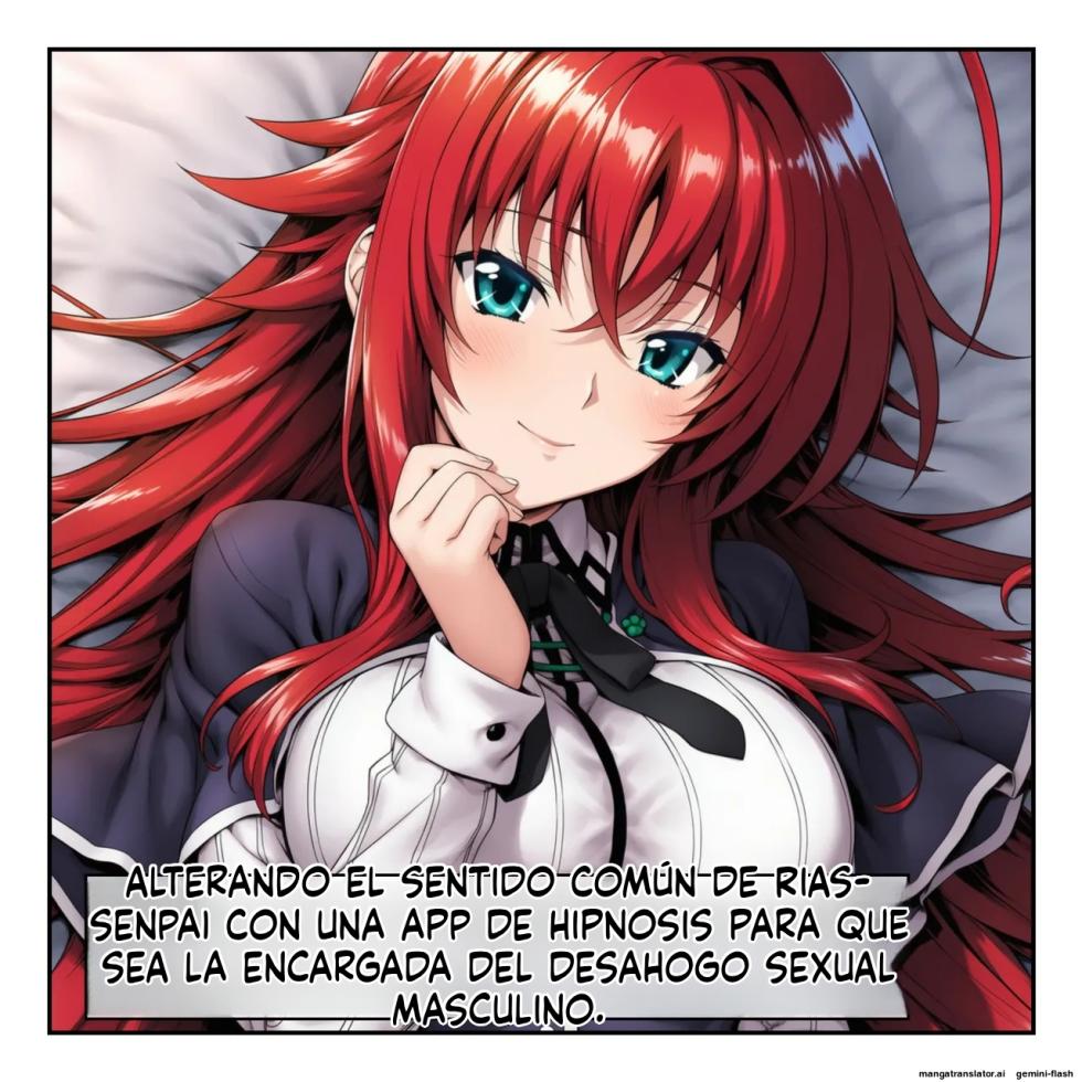 High School DxD Rias & Akeno are transformed into men's sexual slaves with a hypnosis app [Spanish] [MTL] [AI Generated] - Page 2
