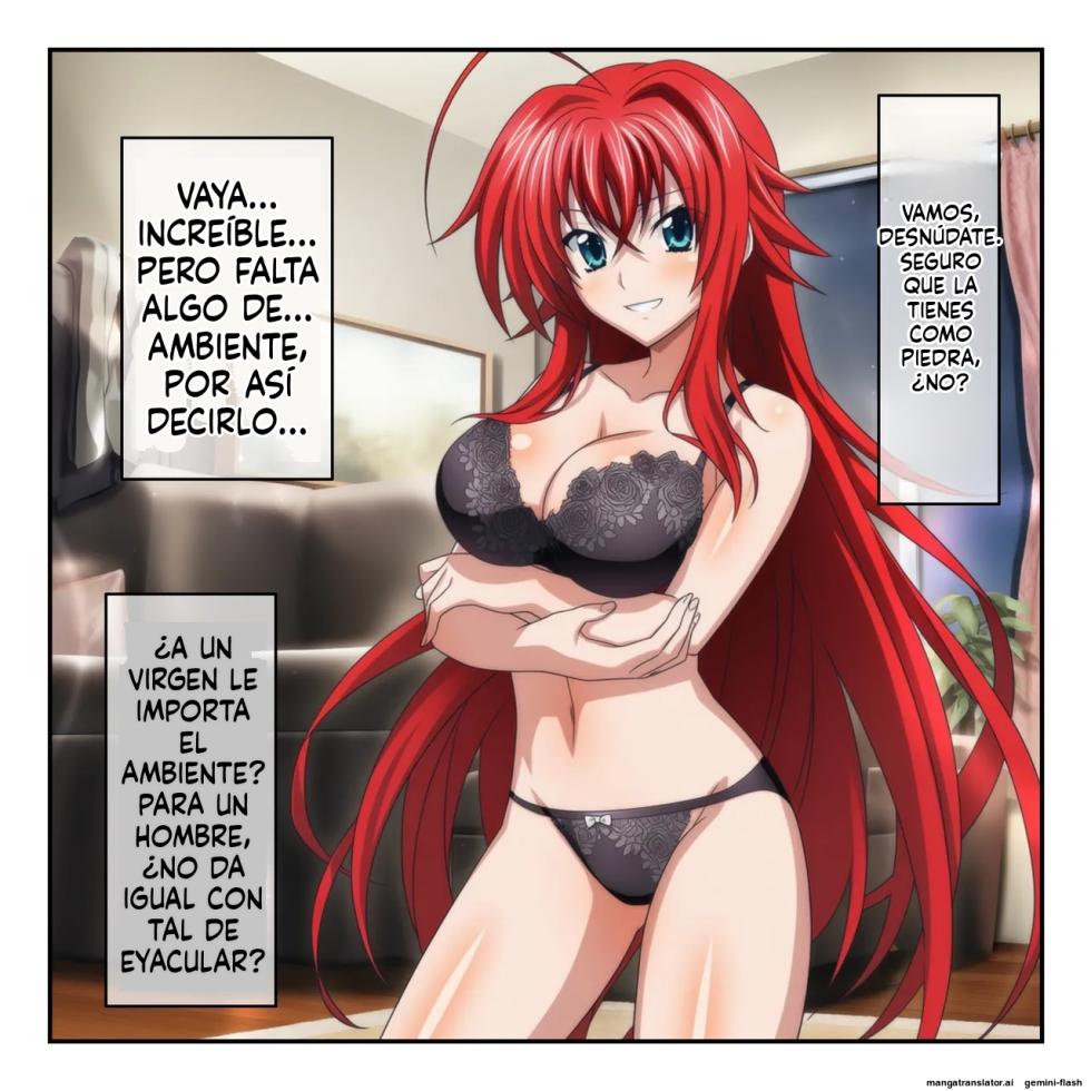 High School DxD Rias & Akeno are transformed into men's sexual slaves with a hypnosis app [Spanish] [MTL] [AI Generated] - Page 18
