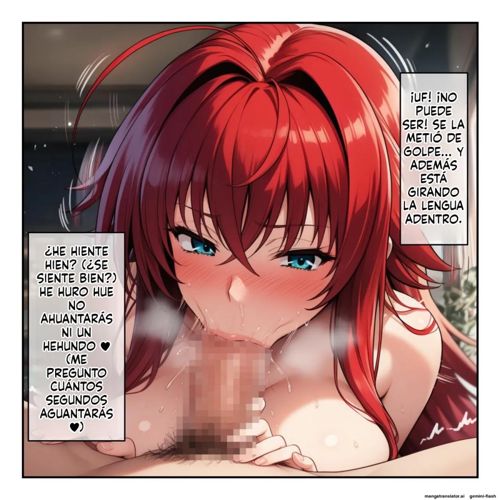 High School DxD Rias & Akeno are transformed into men's sexual slaves with a hypnosis app [Spanish] [MTL] [AI Generated] - Page 35