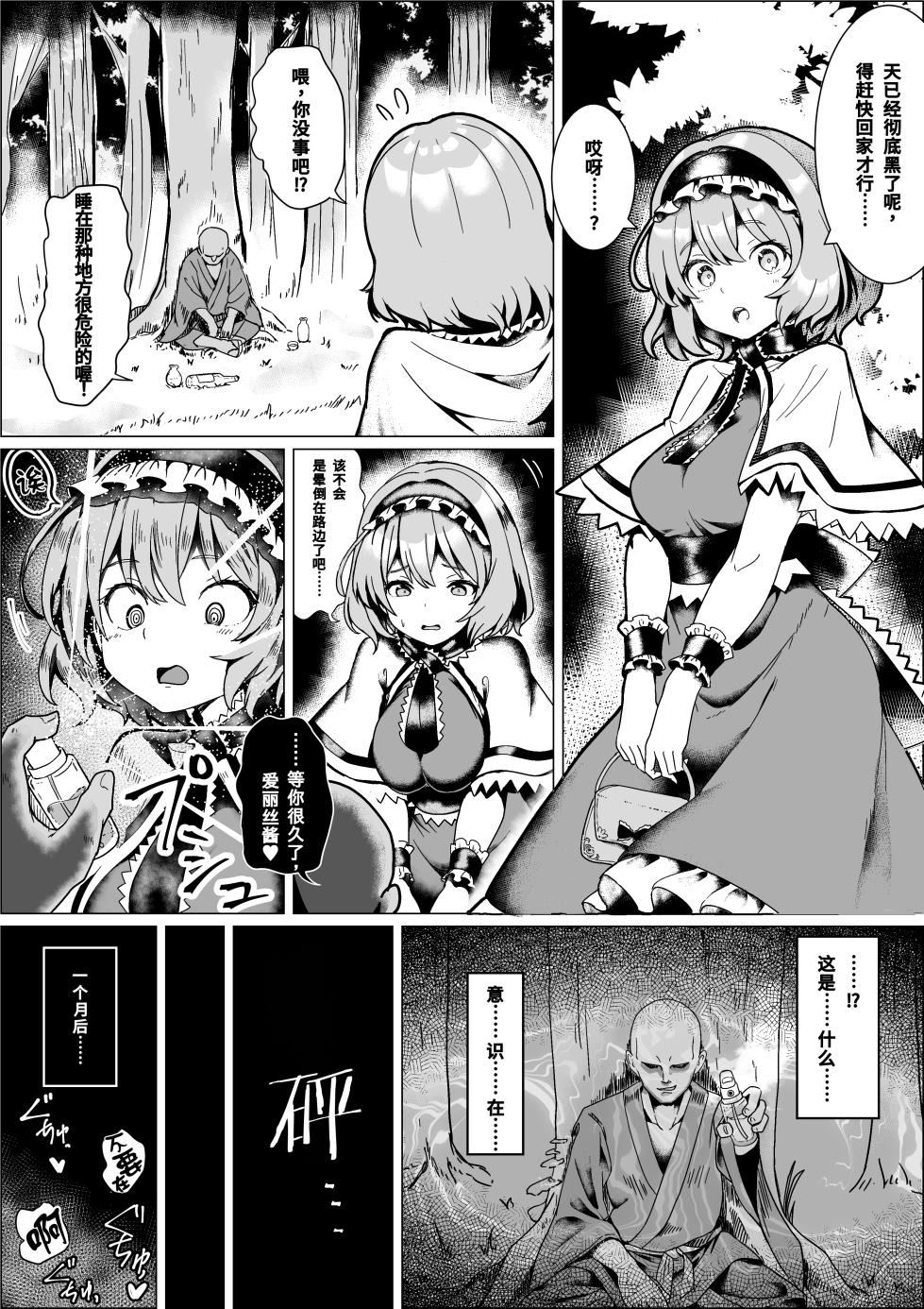 [Kasahiyo] Alice Rachi & Kankin (Touhou Project) [Chinese] - Page 1