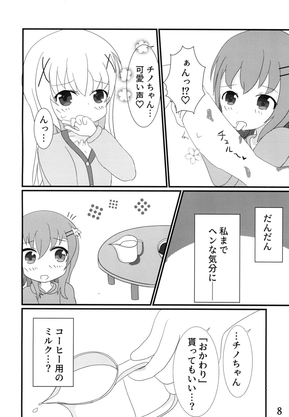 [Mizuiro Tutorial (Karatani)] Taste: cappu-Chino!! (Gochuumon wa Usagi desu ka?) [Digital] - Page 7