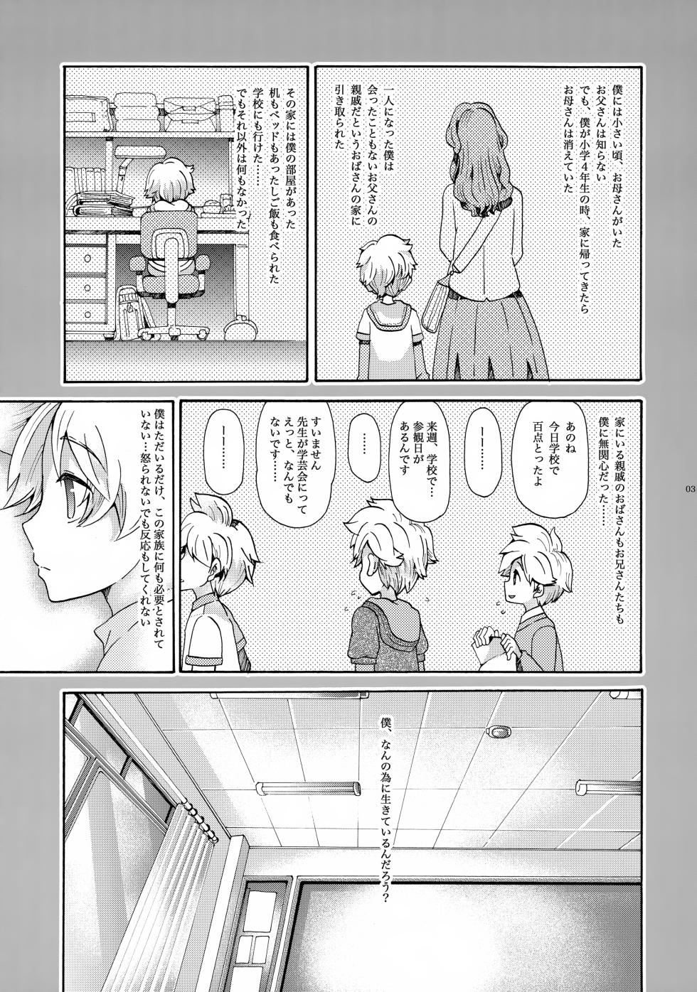 (C87) [Thompon (GAZERU)] Anata wa Boku no Subete (VOCALOID) - Page 4